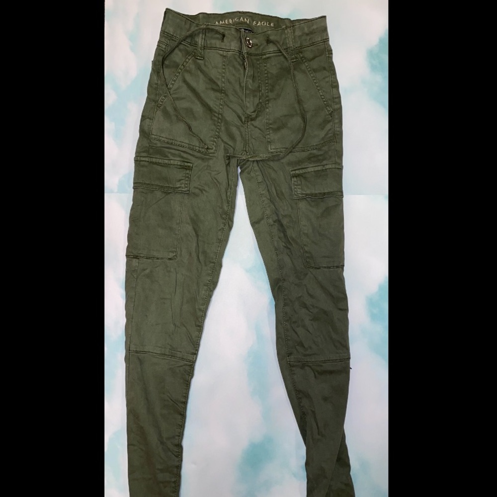 Green jeans
